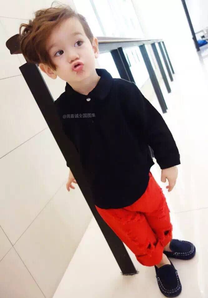 放开我北鼻jackson周嘉诚萌萌哒男宝宝比女宝宝还漂亮