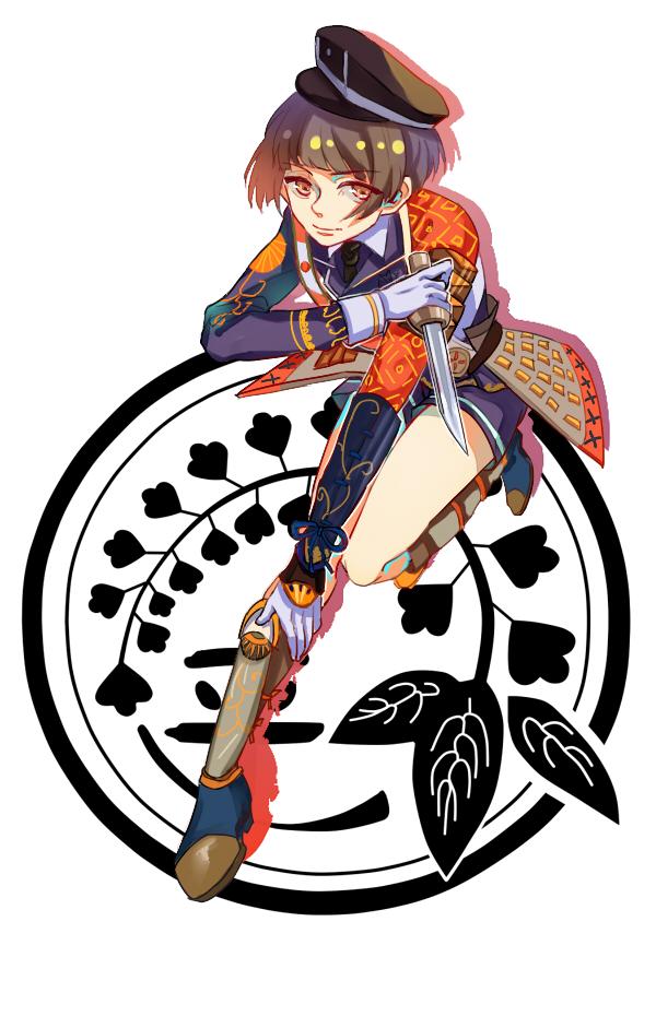 女审神者_彦页文子_刀剑乱舞圈插画_网易GACHA二次元社区