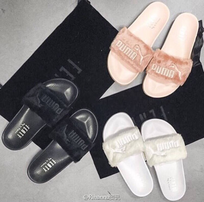 FENTY PUMA BY RIHANNA 人造皮草拖鞋【The Fur Slide】