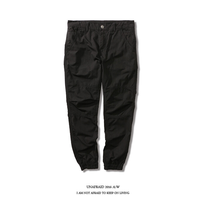 UNAFRAID 2016A/W waterproof jogger pants 超强防水束脚裤 黑色