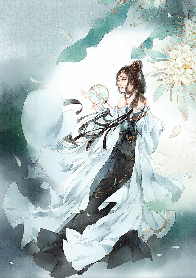 看着那袭青衣慢慢远去，一滴泪缓缓落下。
“书生，不要回头。”微弱的阳光已经让她的魂魄渐渐消散，最终，她会化为黄沙，随风飘洒，沉浮世间，再无轮回。
终于忍不住，捂着嘴哭了起来，“书生，再也不见了。”