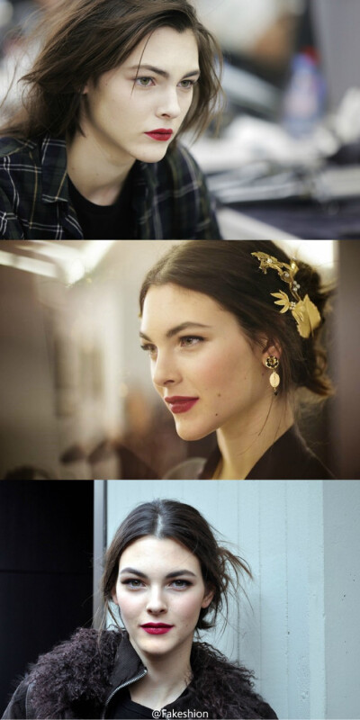 Model. Vittoria Ceretti / 98年的意大利模特，2012年就开始了模特生涯。年仅18岁的她是Dolce & Gabbana一手提携起来的新宠儿，年纪虽小却早已是T台和广告大片中的“老面孔”，多个大牌都对她青睐有加，精致的五官和…