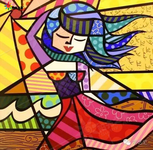 Romero Britto 巴西流行艺术家，对色彩他有独特的见解，在他的手里每一幅画都充满了童真令人流连忘返~