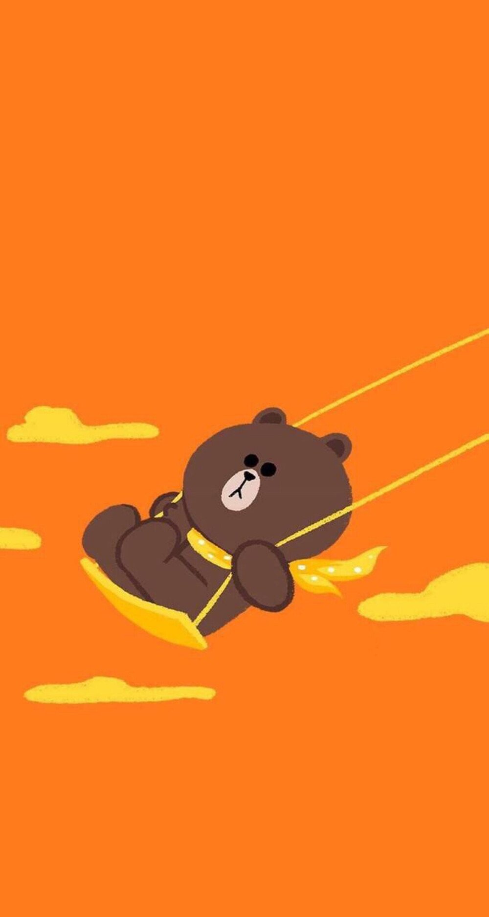 line friends 壁纸 iPhone 可妮兔布朗熊