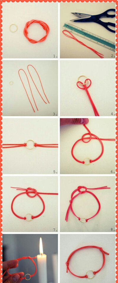 手工编织手绳 手链教程