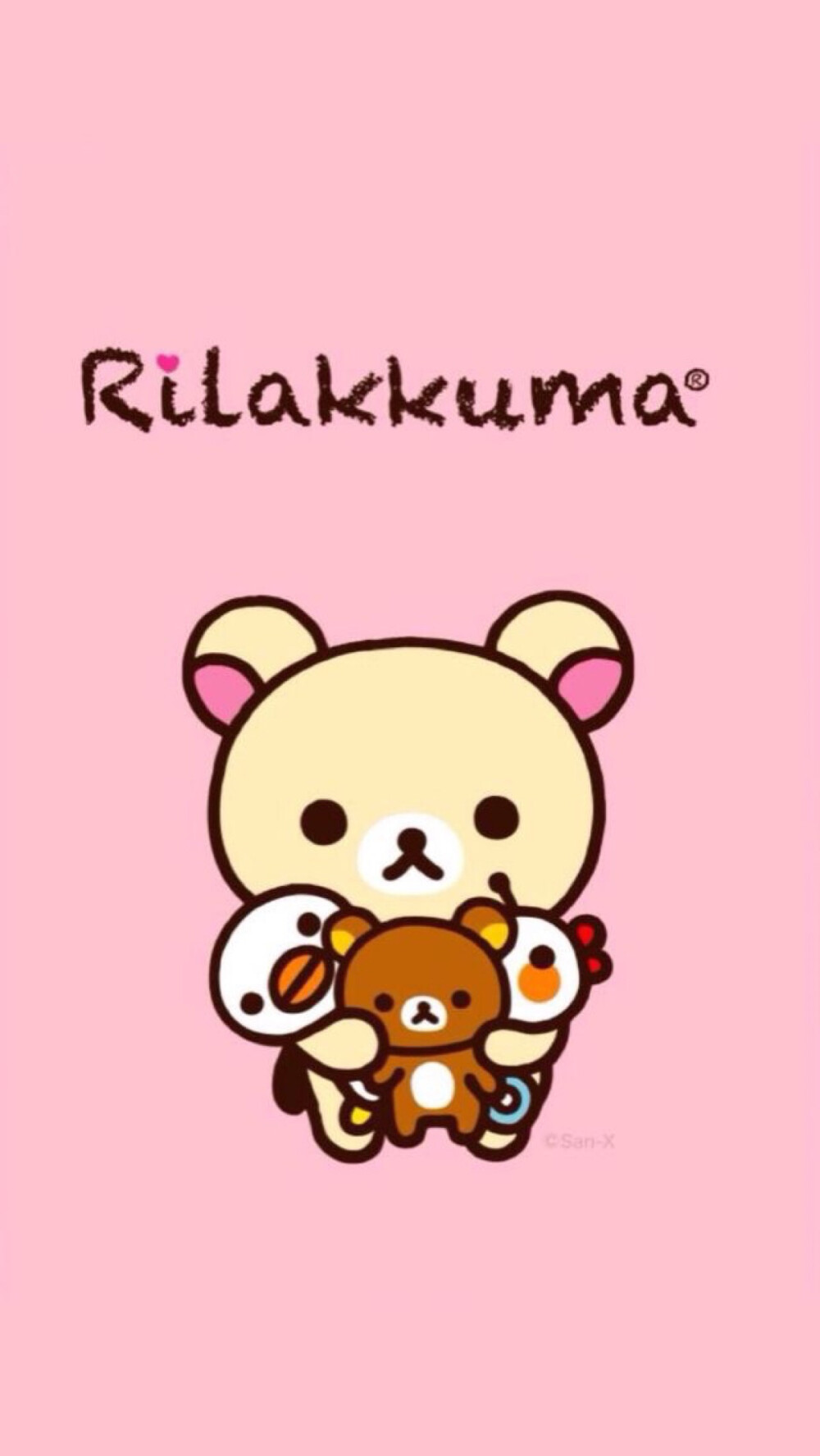 iPhone 壁纸 轻松熊 rilakkuma