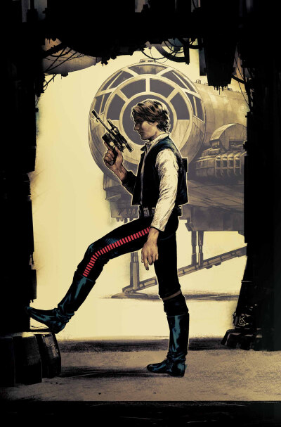 Star Wars: Han Solo #5 Cover by Kamome Shirahama