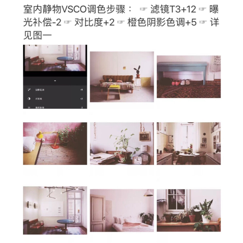 相机软件 滤镜 教程 vsco mix
室内静物