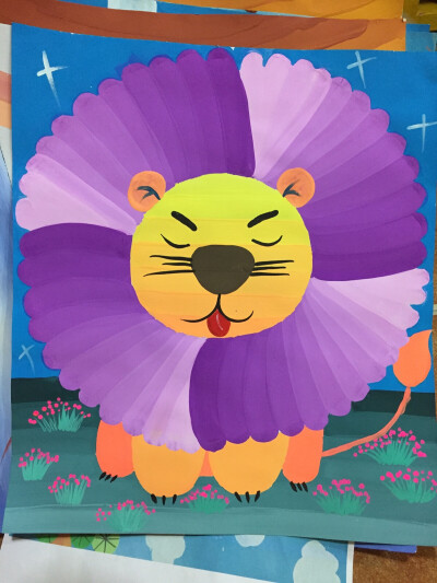 电风扇款的小狮子