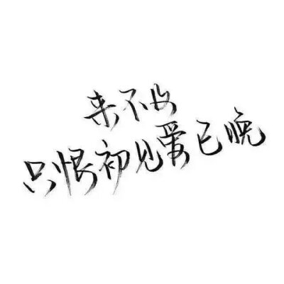 那些所谓的黑白文字壁纸