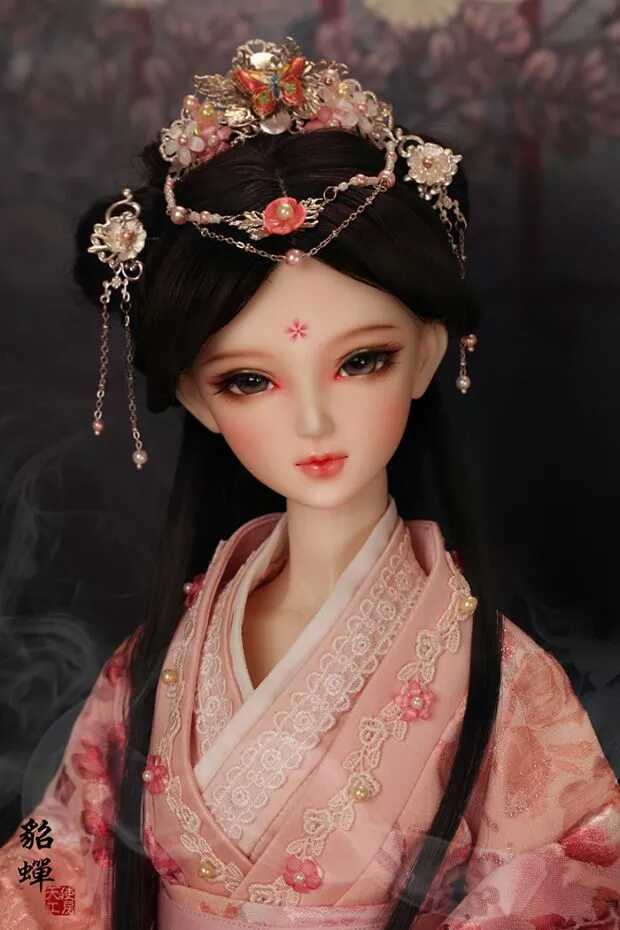 貂蝉 闭月 sd娃娃 BJD 古装娃娃 古风 唯美 手机壁纸 头像