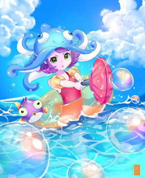 英雄联盟  LOL  璐璐  萌图  可爱  仙灵女巫  游戏