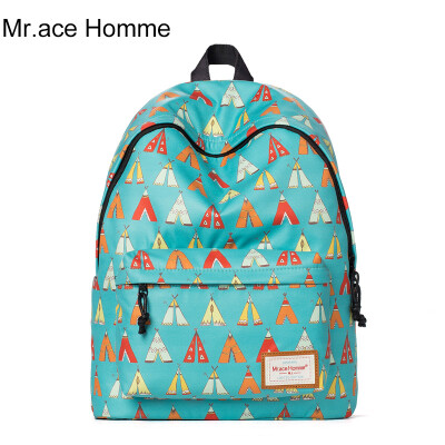 Mr.ace Homme中学生书包女双肩包韩版潮流背包可爱背包时尚旅行包