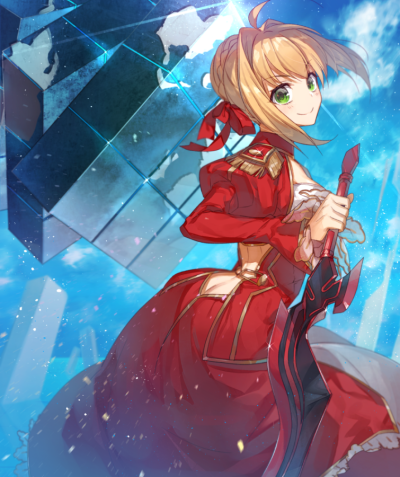 fate extra/ccc/fate grand order 赤saber 尼禄