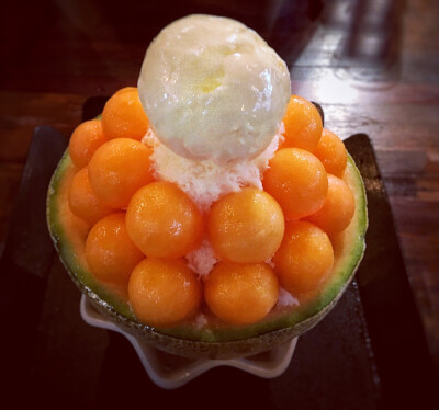 Chicken up :melon bingsu