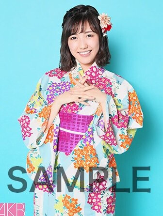 #AKB48##渡边麻友# 【生写真美图】AKB48 2016年8月度 net shop限定個別生写真 「浴衣II」5枚セット 渡辺麻友 8月27日发售