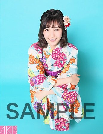 #AKB48##渡边麻友# 【生写真美图】AKB48 2016年8月度 net shop限定個別生写真 「浴衣II」5枚セット 渡辺麻友 8月27日发售