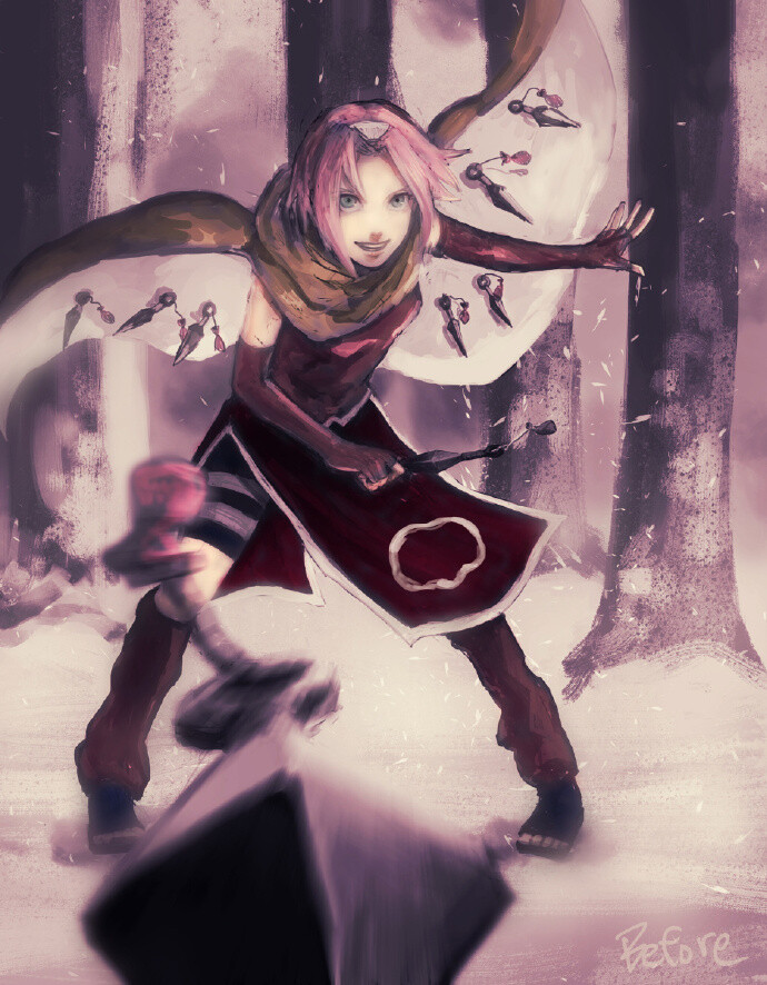 春野樱/小樱/宇智波樱/sakura 火影忍者 这一次,就请你们好好看着我的