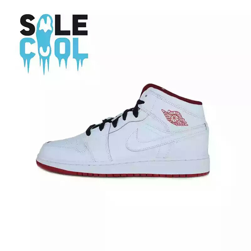 乔丹 AIR JORDAN 1 MID AJ1 黑红 554725-120-027-043-103-020