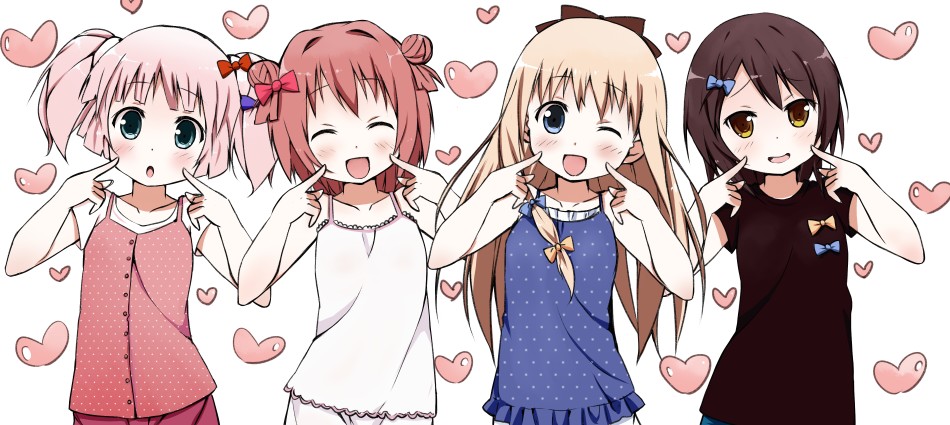 摇曳百合3☆Hi! ゆるゆり さん☆ハイ！ 二次元 动画 人物 截图 原创 同人 美少女 萝莉 百合 校园 日常 可爱 萌 卡哇伊 表情 头像 动漫 动漫头像 女生头像 