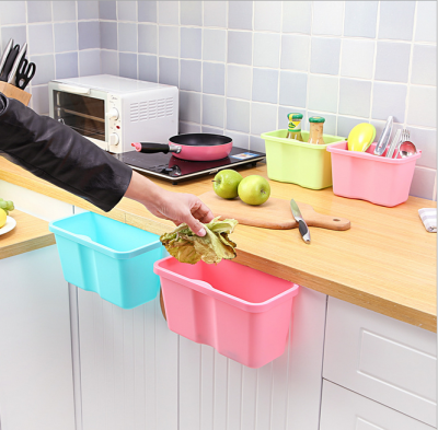 创意居家厨房好帮手清洁收纳垃圾桶多功能收纳桶桌面垃圾桶日用品