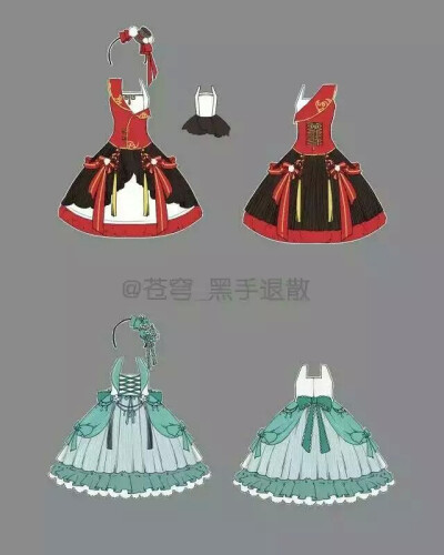  绘画服装素材，再也不愁画不出衣服啦(*>.<*)