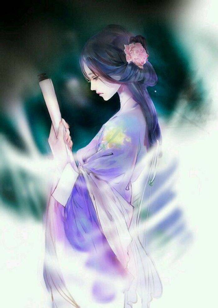 ”姐姐，你怎么总用纱巾傅着眼睛呢？是看不见了么？“
女子扬起唇角，随口答，：是啊，看不见了。”
“姐姐的医术那么好，也没法治么？”
女子仍是笑，伸手抚上敷眼的纱巾，一遍遍抚摸，没法治了，又或者说，是不愿治了。
这一双眼睛，本就是为了看清某个人的模样，如今那人不在了，自己又何必再看呢。
【没有你的人间，看与不看又什么区别。】