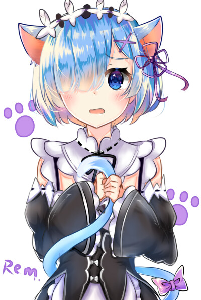 【侵删】Rem meow! | 雪雪@修行中 p站_id=58694011