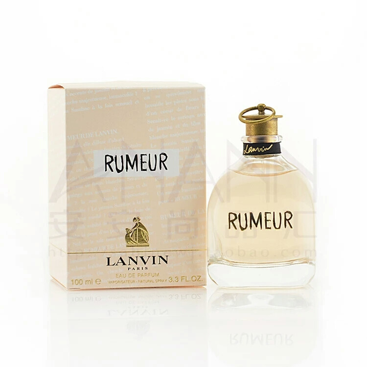 LANVIN Rumeur EDP
浪凡谣言蔓延女士淡香香水
前调:木兰花
中调:茜草料，白玫瑰，茉莉，香橙花，欧铃兰
尾调:虎尾草花，麝香花