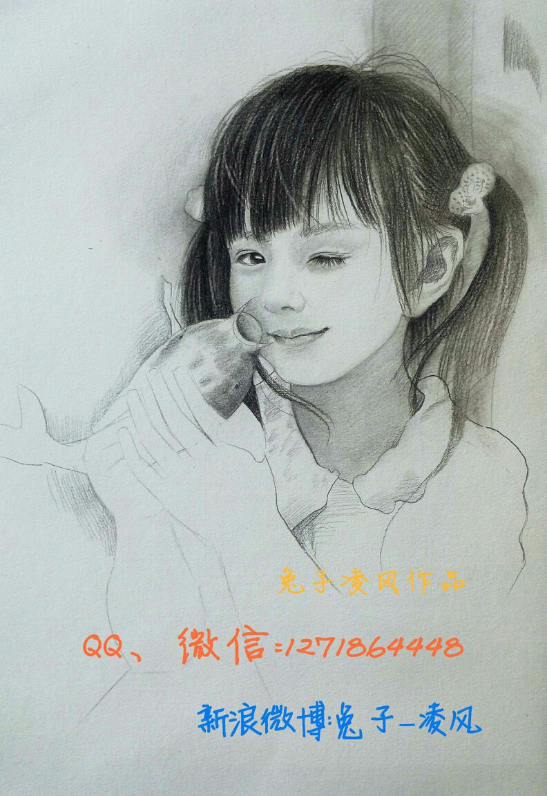 兔子凌风素描作品