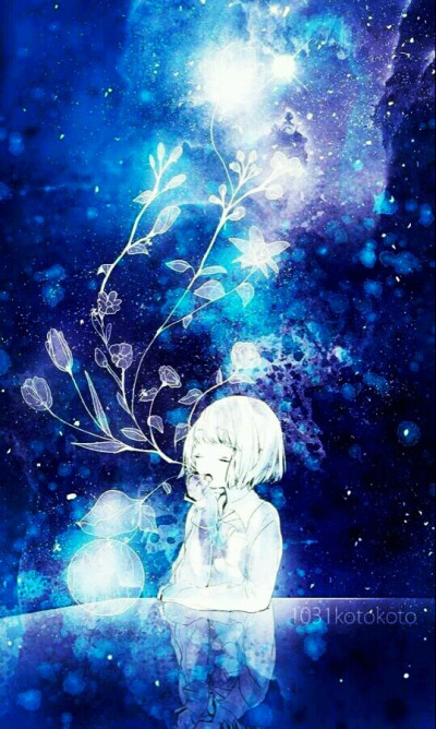 蓝色调调 很美的画面