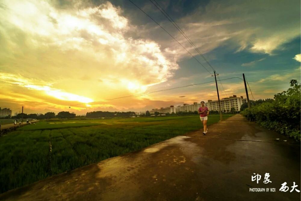 广西大学夕阳