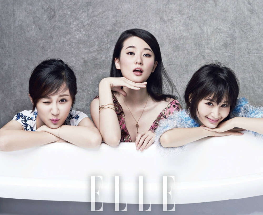 2016《ELLE 世界服装之苑》八月刊封面：杨紫、乔欣、王子文(欢乐颂算是彻底将杨紫从小雪的形象中带出，热度也够了，缺的是一个绝对女主的作品站稳脚跟，表现力在群照中也是好不逊色，进步很明显呢(๑•ᴗ•๑)