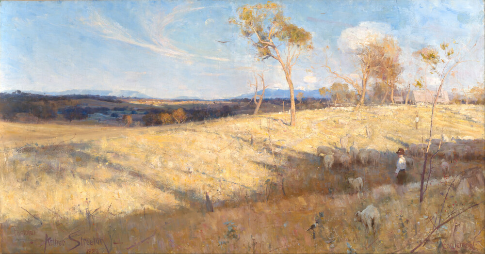 Arthur Streeton:Golden summer, Eaglemont(Google Art Project)