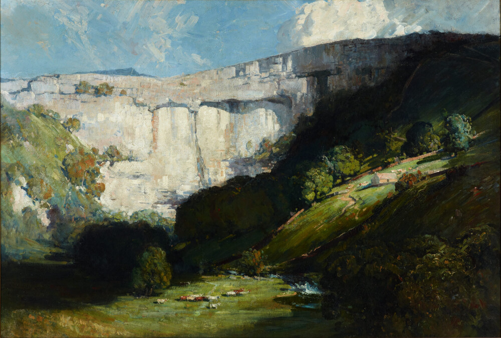 Arthur Streeton:Malham Cove(Google Art Project)