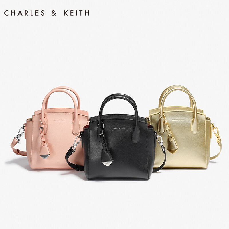 CHARLES&amp;KEITH饺子包 CK230270007 欧美风通勤单肩包斜挎女包