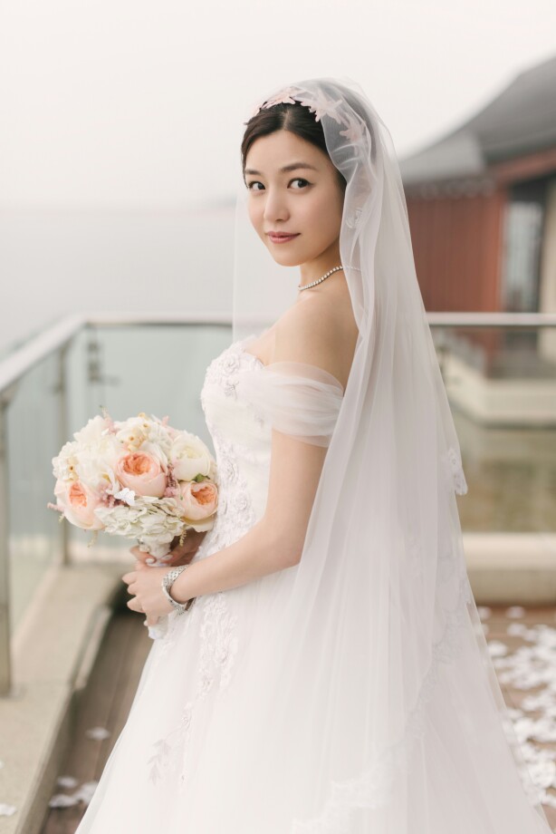 陈妍希婚纱照图片