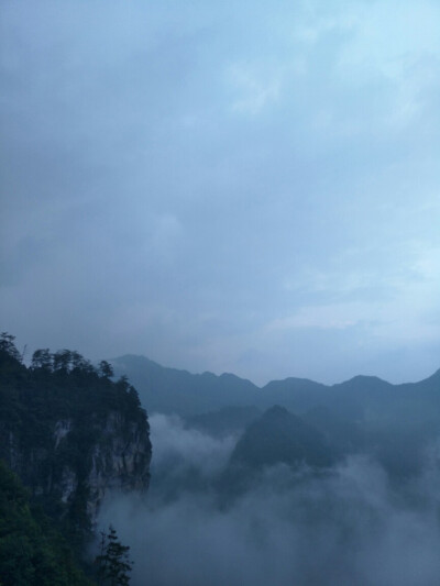 鸳鸯溪，雨后山谷。美得不要不要的