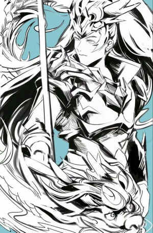 王者荣耀 韩信 韩重言 韩跳跳 moba手游 白龙吟 帅帅帅 手机锁屏 壁纸 背景 【高亮】图源lofter@谁也不认识我 侵删道歉