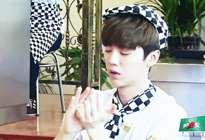 鹿晗 鹿哥 luhan 牛轧糖宝宝 ~~ 好乖~