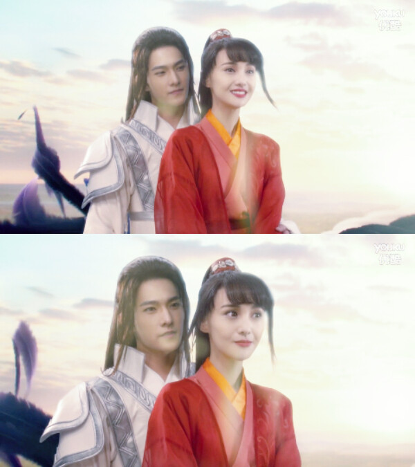 杨洋，《微微一笑很倾城》看见你的笑，比我心跳更重要，就承认一笑倾城一见自难忘（自截图）