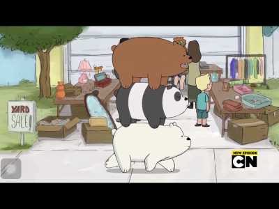 《we bare bears》这三只熊简直萌死了尤其是小时候的声音还有白熊等于肖奈 