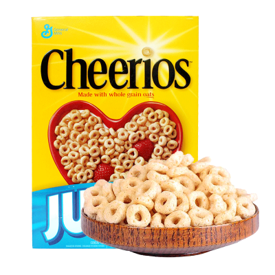 美国进口晶磨甜甜圈麦圈营养早餐Cheerios 原味燕麦圈1000g