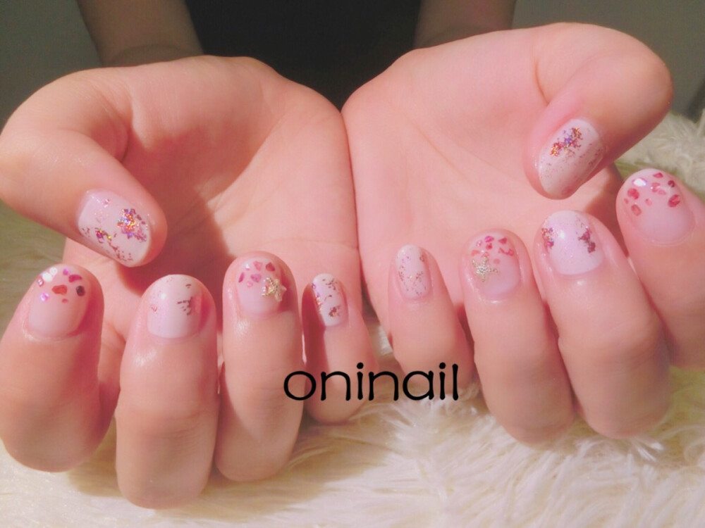 Independent design | oni nail studio 贝壳海星