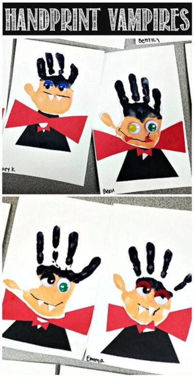 幼儿园创意画——手掌变形。
