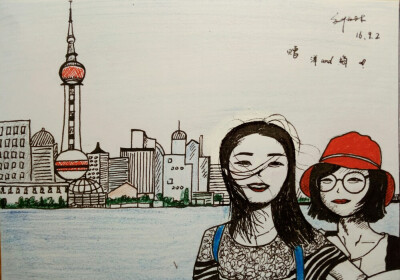 上海。给两个宝贝画的，都说我是夺魂画手。