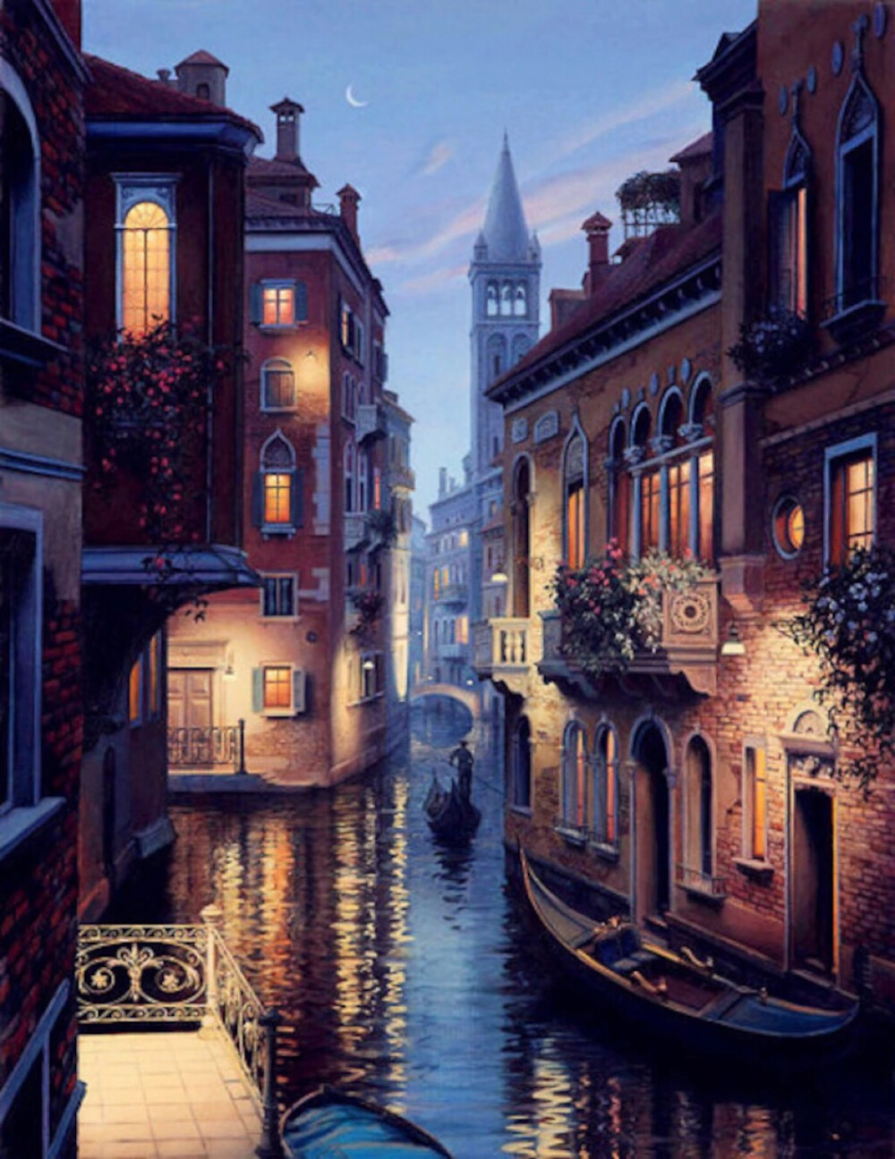 Venice, Italy(by Andreas Limbrunner)。意大利威尼斯，並非单一座岛屿，而是由一百六十条运河分割成一百一十八座小岛的群岛，跨越运河的桥超过四百座。威尼斯的动脉“大运河”(Grand Canal)两岸，尽是水都最美丽的建筑物。