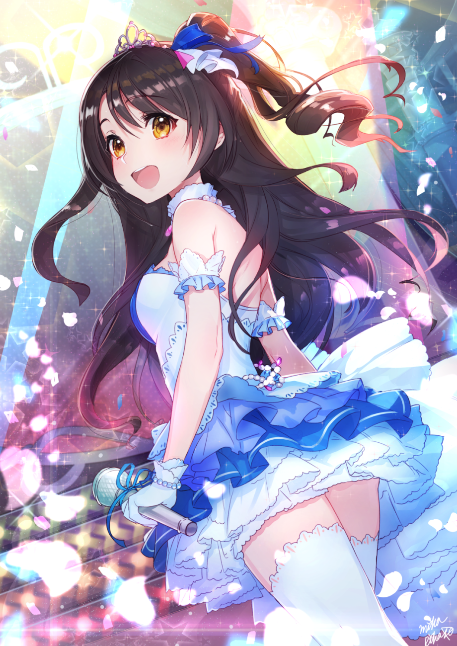 p站画师 ：ミカ ピカゾ id=52396790 侵删
偶像大师灰姑娘 岛村卯月 二次元美图 动漫 同人 美少女 萌妹子 唯美 插画 壁纸 p站搬运 pixiv 