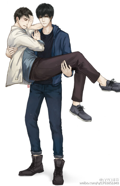 “小哥，天真。我给你们照张相吧。。。诶。。动作不要那么僵硬嘛。你们互动一下啊。搂个肩。抱一下什么的。。””。。。。嗯“