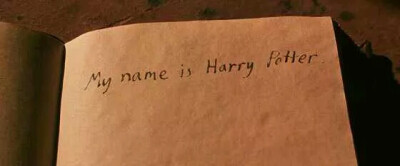 my name is harry potter.